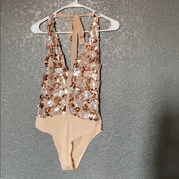 Sparkle nude body suit - Picture 2 of 6